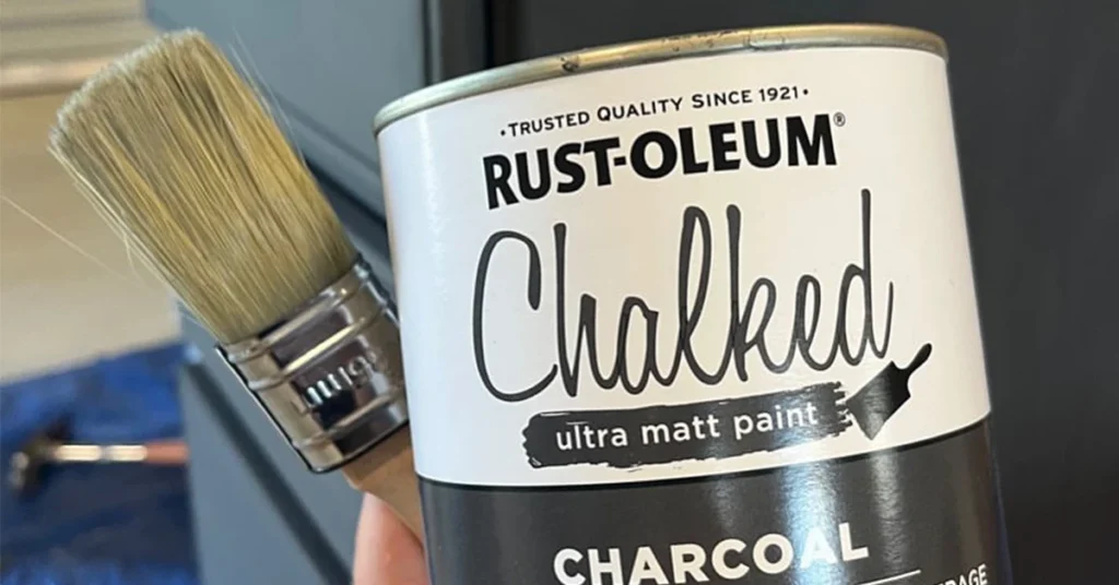 Dark Chalk Paint wuth Brush