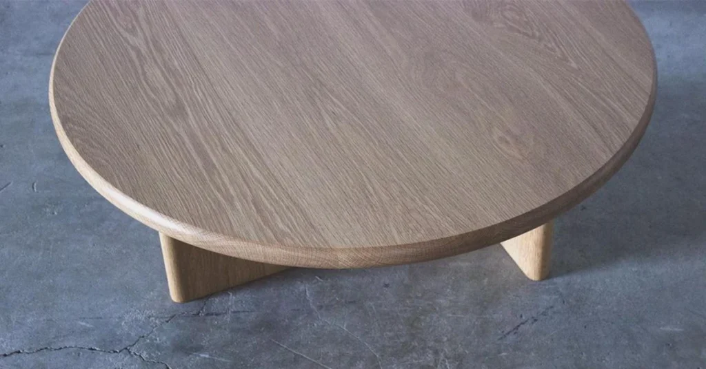 Wood Coffee Table by Nick Mazerolle