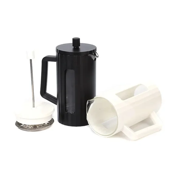 1000ML 600ML French Press Coffee Maker High Borosilicate Glass House Coffee Brewer Milk Foam Frother Barista 3