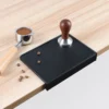 Anti skid Coffee Tamper Mat Food Grade Silicone Pad Espresso Coffee Tamping Corner Black Thicken Mat 1